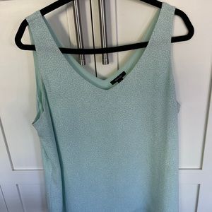 COPY - RW&Co xl beautiful mint green and white tank top